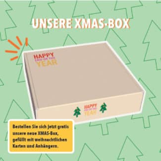 Antalis und Printmate präsentieren eine weihnachtliche Applikationsbox.