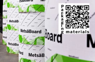 Metsä Board liefert künftig einen QR-Code für seine Verpackungsmaterialien mit.