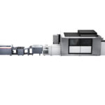 Weltpremiere in Luzern: Inline-Anbindung eines Horizon iCE StitchLiner Mark V mit einer Canon varioPrint iX3200.